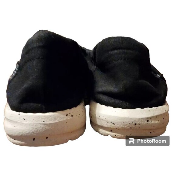 HEY DUDE Wendy EU 38 Unisex Black Comfort WASHABLE Shoes - Picture 4 of 7